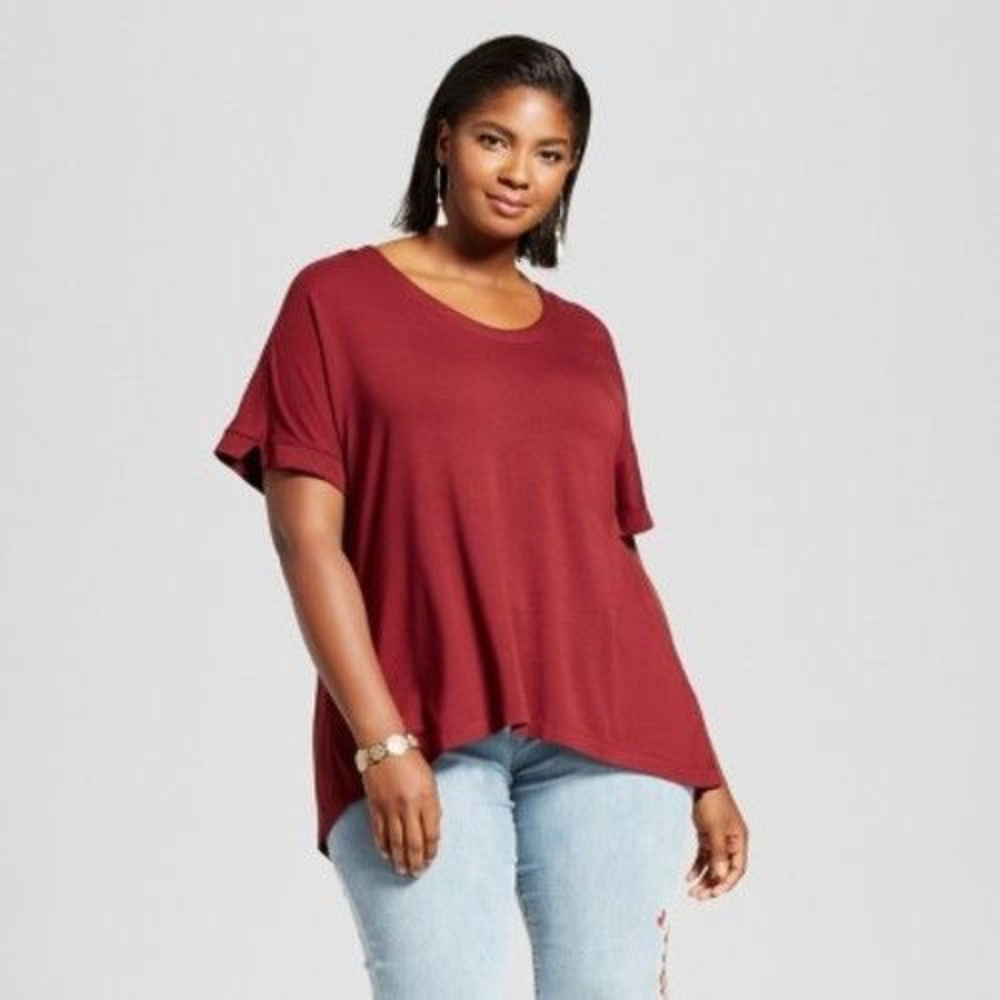 Plus Size Mixed Media T-Shirt